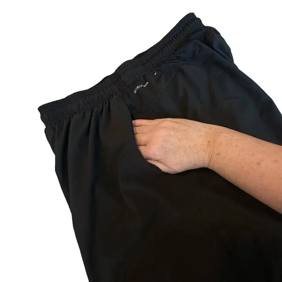 Russell Men's L black casual workout lightweight shorts‎ with pockets - Picture 5 of 7